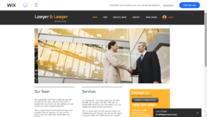 Law Firm Website Template